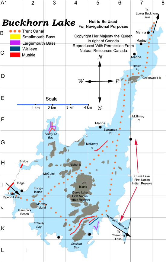 Chemong Lake Depth Chart