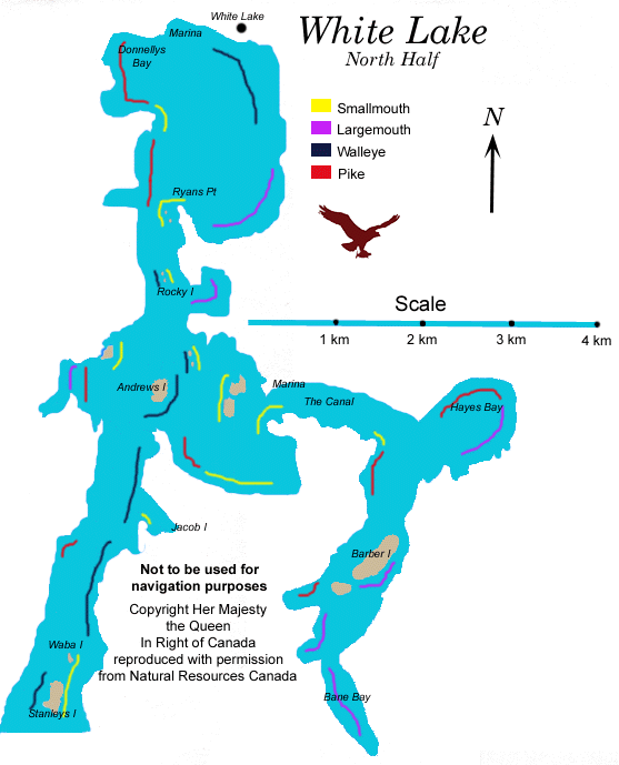 Calabogie Lake Depth Chart