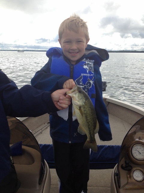 my sons first largie all by himself