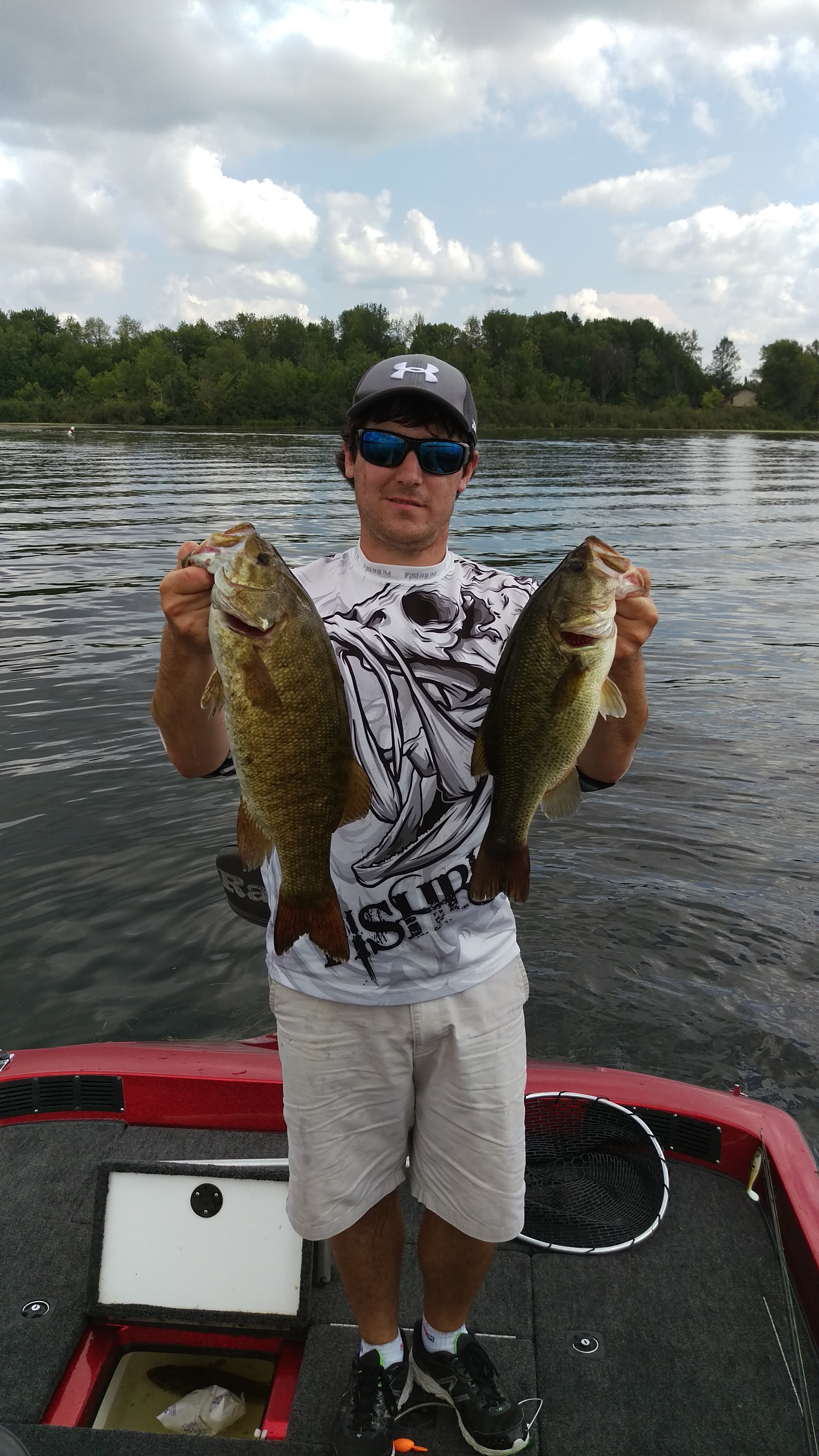 Our big smallie and a good 2 pounder